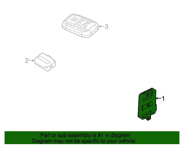 Genuine OEM Control Module Part# LR071424 Fits 2012-2019 Land Rover: Up ...