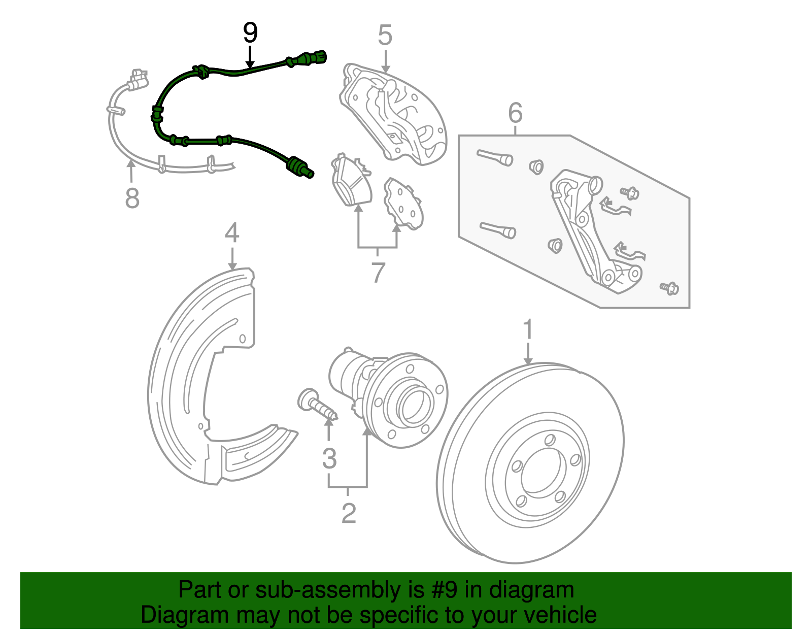 Motorcraft BRAB-217 Sensore Velocità Ruota ABS – Ricambio Originale Per Ford / Mercury