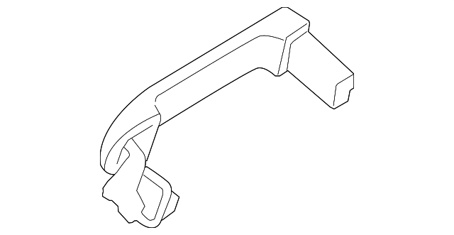 2013-2017 Nissan Versa Handle, Outside 80640-9KA0A | Melloy Nissan Parts