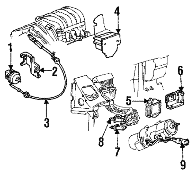 19911999 GM Brake Light Switch 10170430 GM