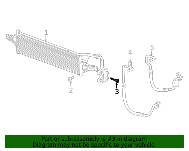 42589957 Transmission Fluid Cooler Thermal Bypass Valve Bolt 2020