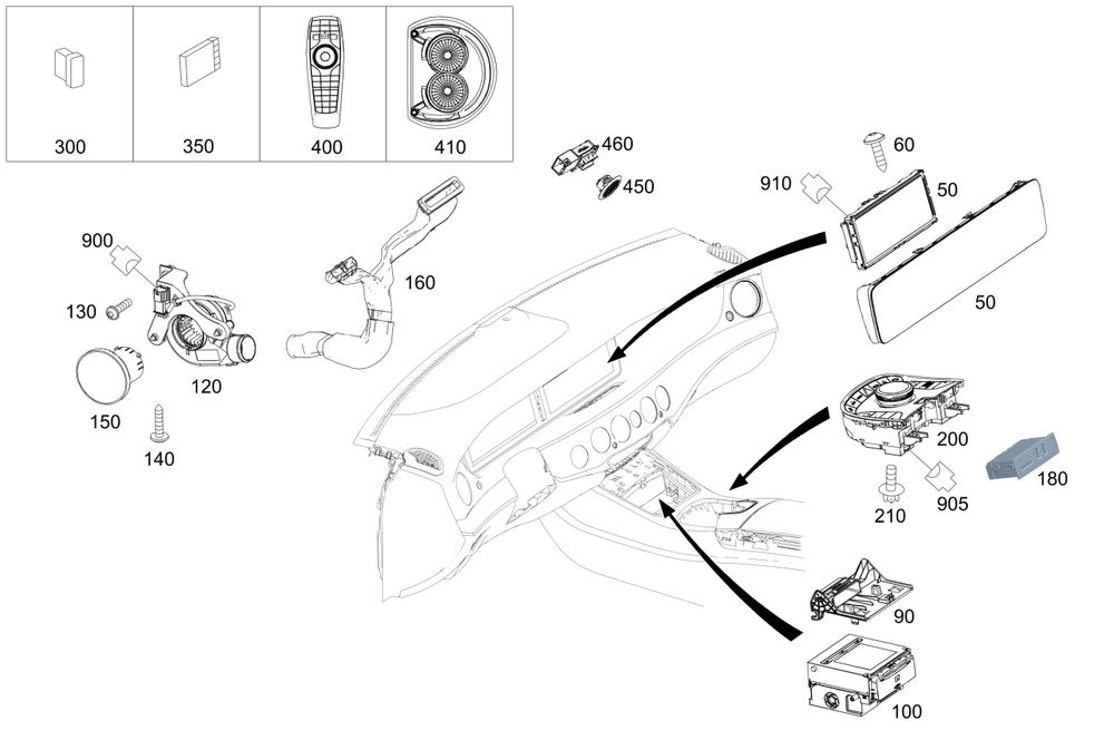 2014-2021 Mercedes-Benz Air Duct 222-831-05-45 | MB OEM Parts