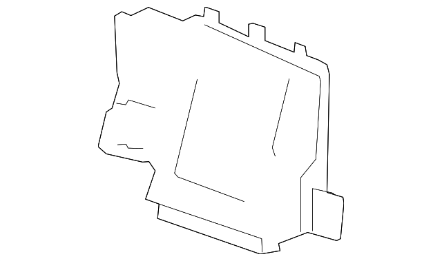 Rear Driver Side Seat Back Compartment - GM (84429738)