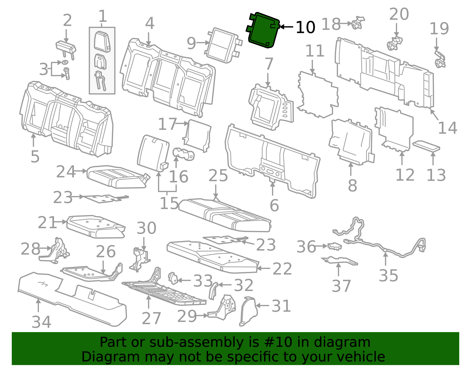 Compartment Door - GM (84440717)