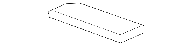 Passenger Side Instrument Panel Storage Compartment Liner - GM (84372929)