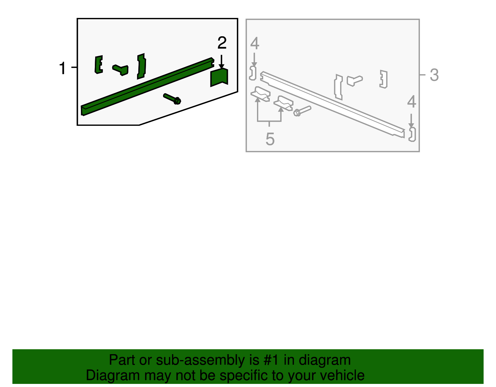 Truck Bed Rail - GM (94725720)