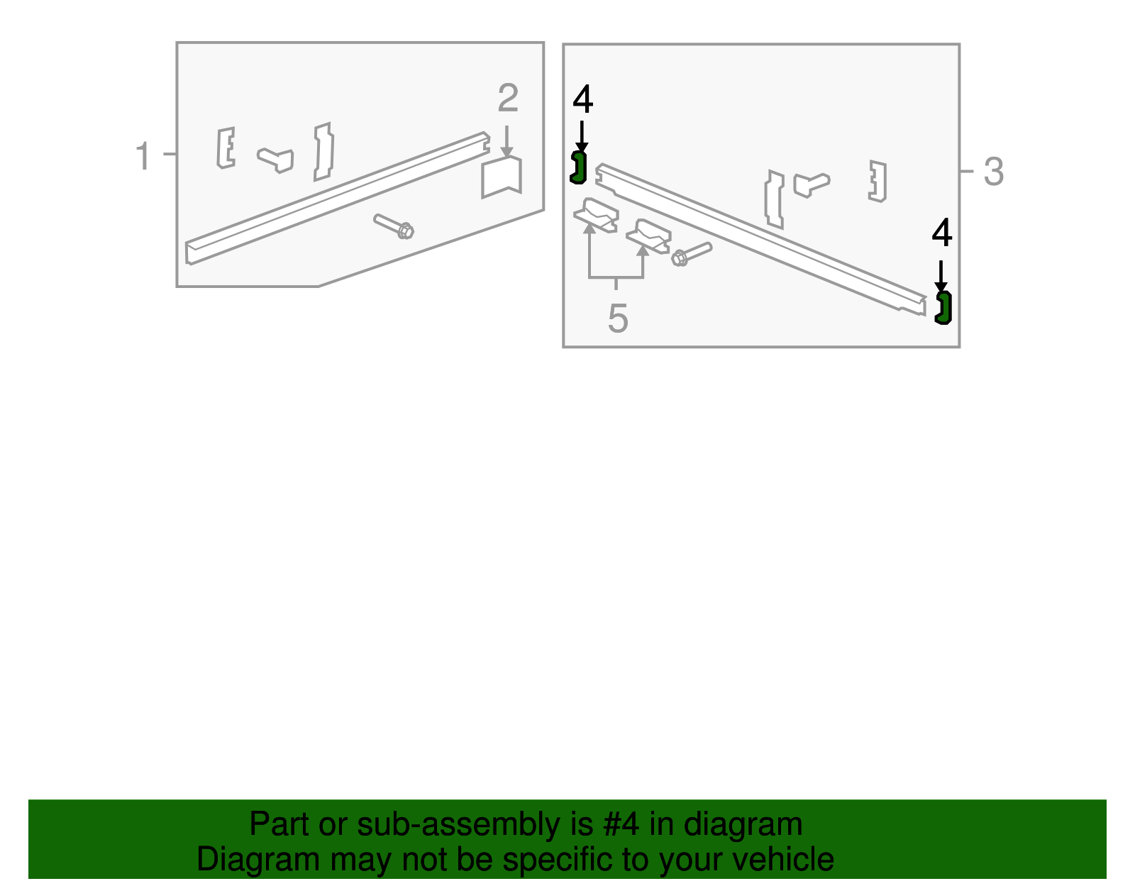 Side Rail End Cap - GM (15793827)