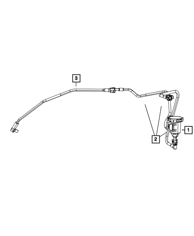 20072017 Mopar Proportional Purge Solenoid Hose 5105798AB Mopar America