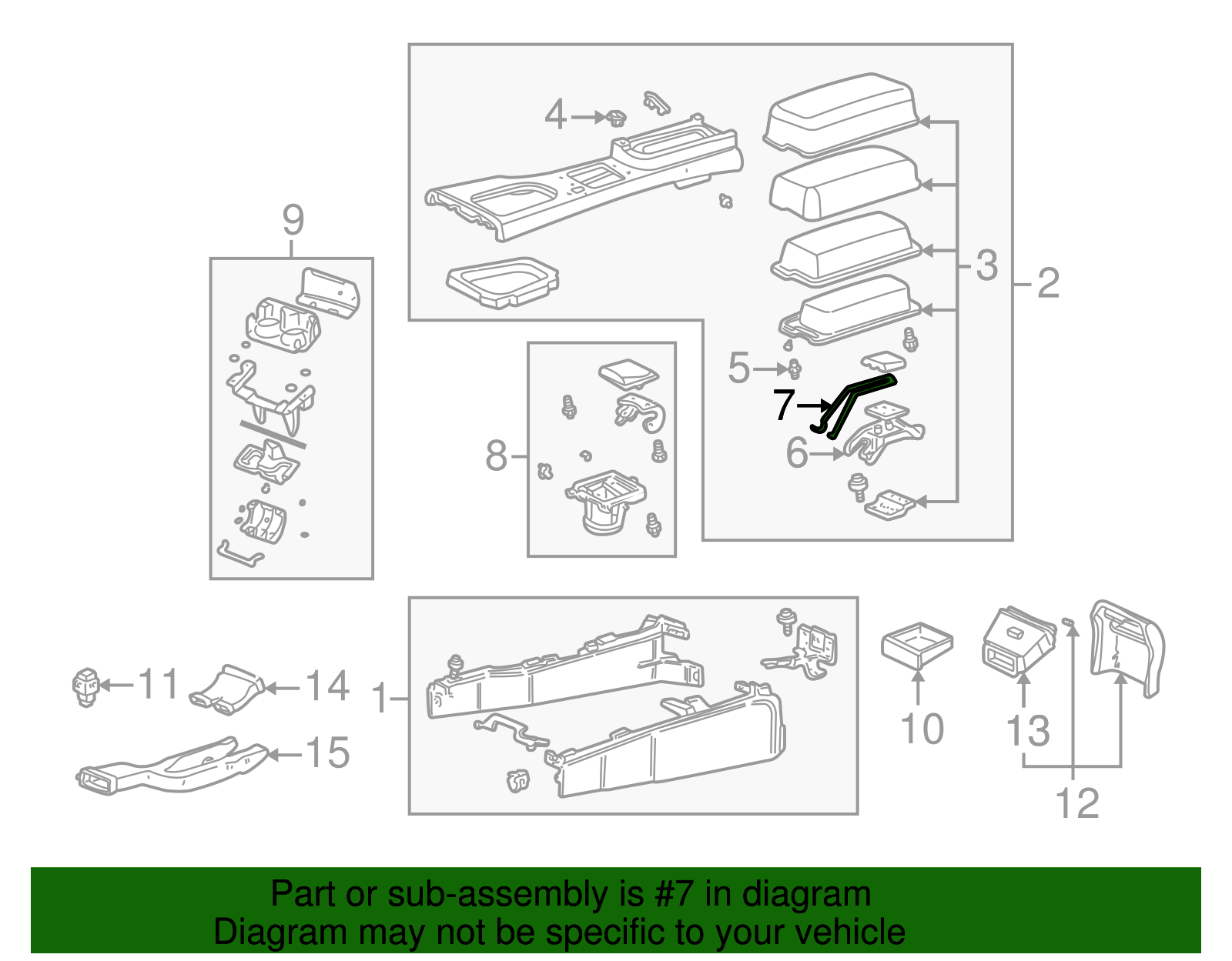 Cradle Bracket - Ford (XW4Z-54044H64-AAA)