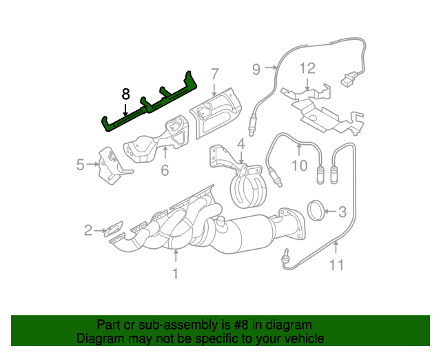 18407835475 - 2006-2010 BMW Mount Plate (18-40-7-835-475) | BMW of ...