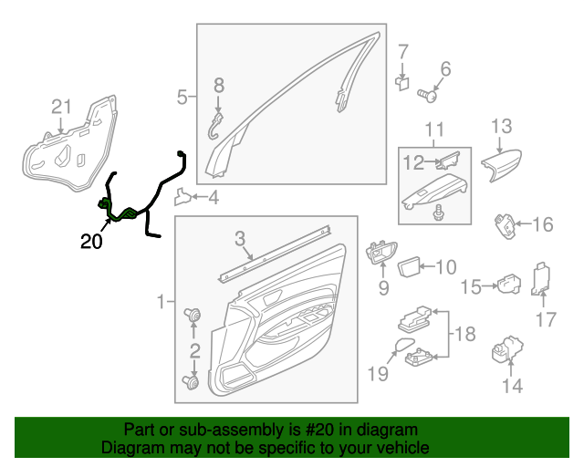 32759-TZ3-A20 - Harness 2018-2020 Acura TLX | AutoNationParts.com