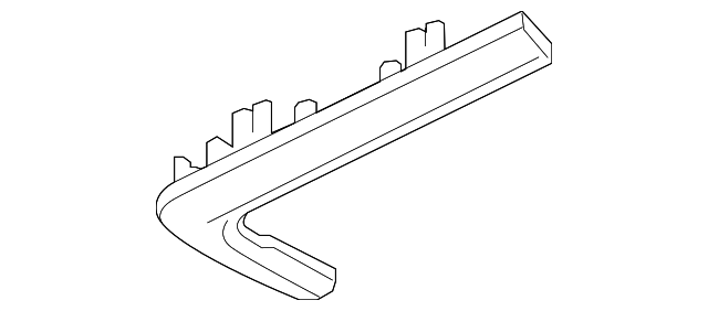 Gray Driver Side Roof Console Lamp Trim Plate - GM (84338752)
