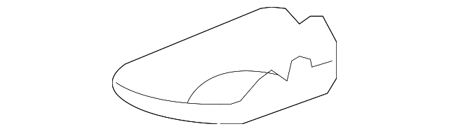 Driver Side Body Hinge Pillar Lower Baffle - GM (96622944)