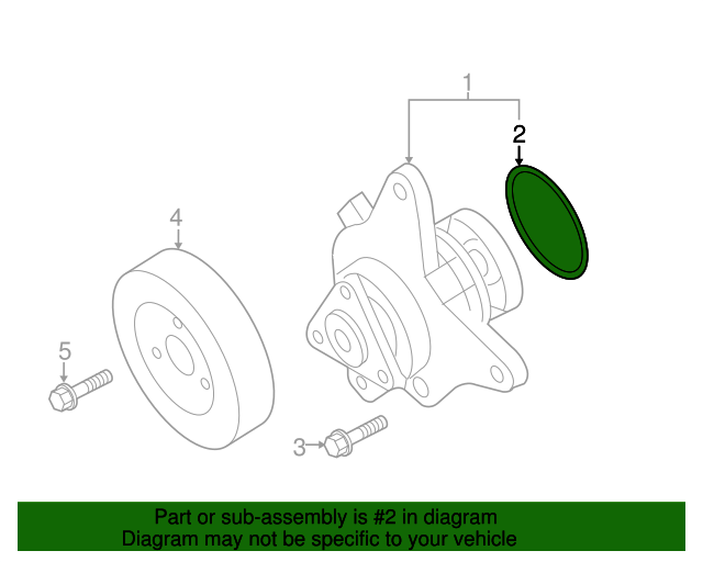 20012015 Mazda OEM NEW 20012015 Mazda 5 3 6 MX5 Miata Water Pump