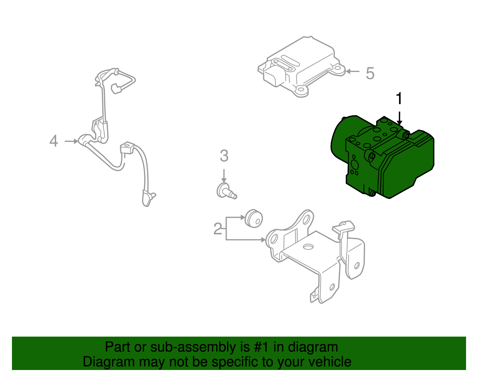 20072010 Kia Rondo ABS Pump Assembly 589201d400 Retail Performance
