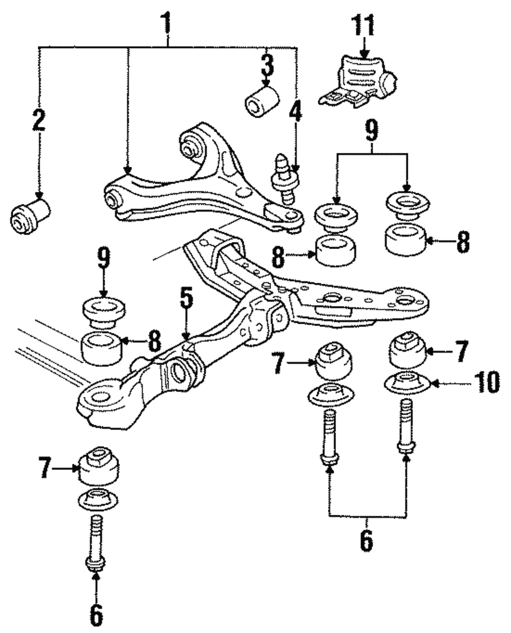 Engine Cradle Mount Bolt - GM (11517955)