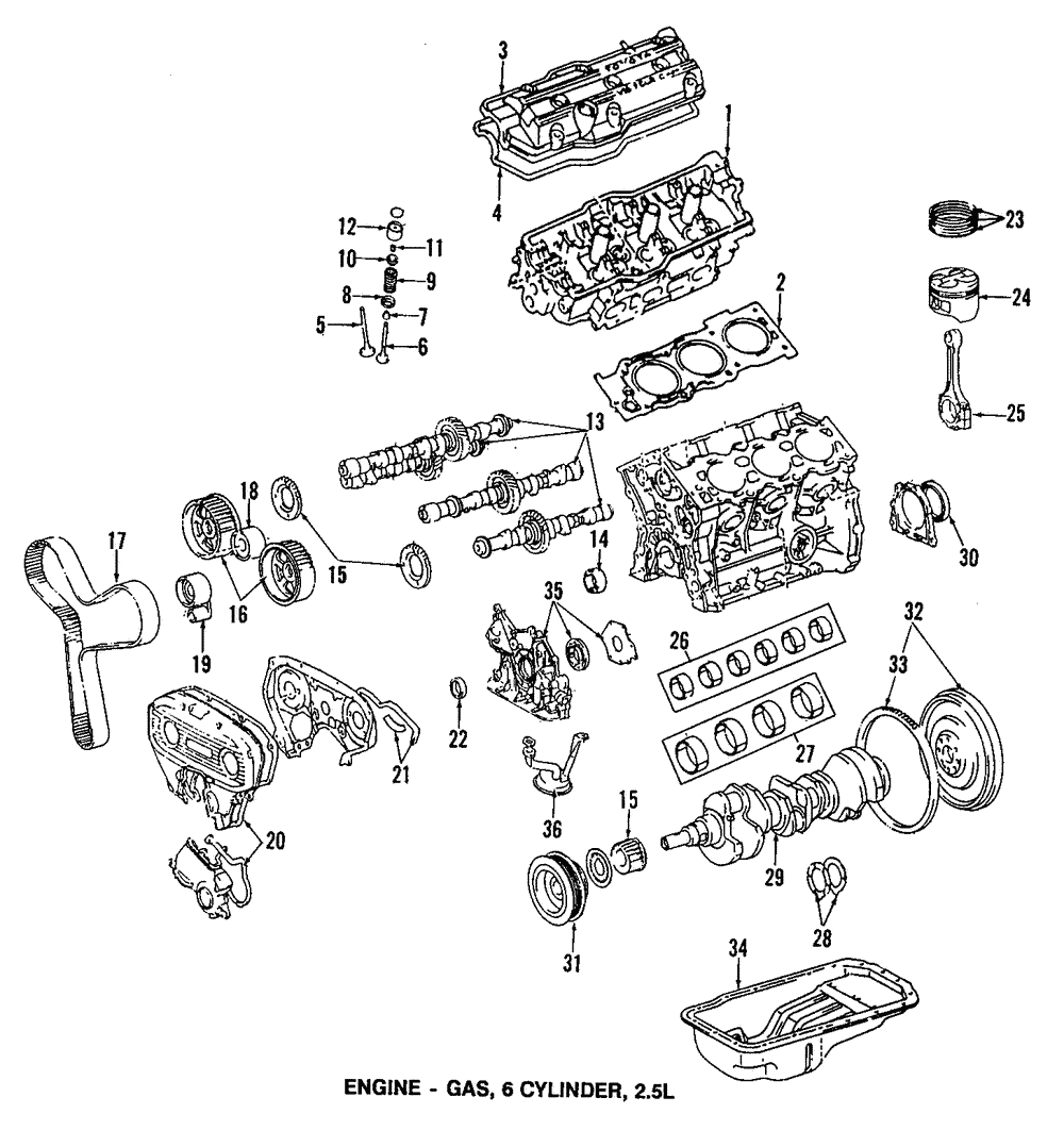 Camshaft - Toyota (13054-62020)