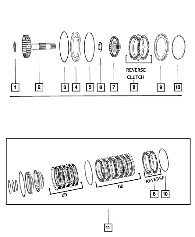 20142018 Ram Automatic Transmission Clutch Kit 68321415AB Mopar eStore