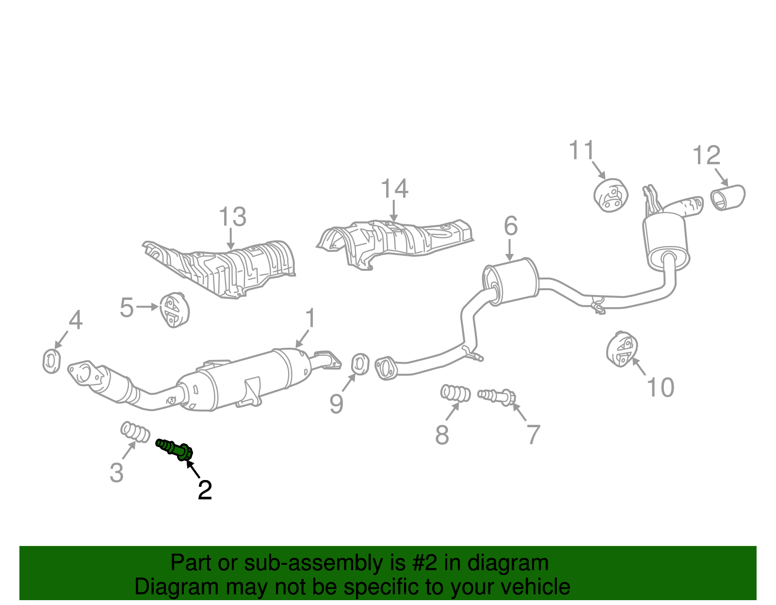 Front Pipe Bolt - Scion (90501-05020)