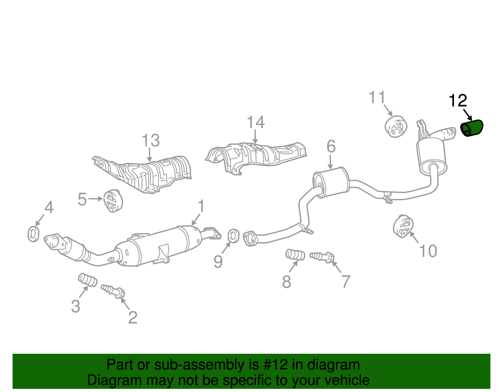 Tail Pipe Extension - Scion (17408-37020)