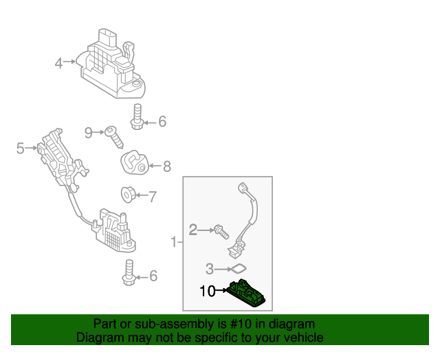 20172019 Kia Sportage OEM NEW 1719 Kia Sportage Outside Handle And