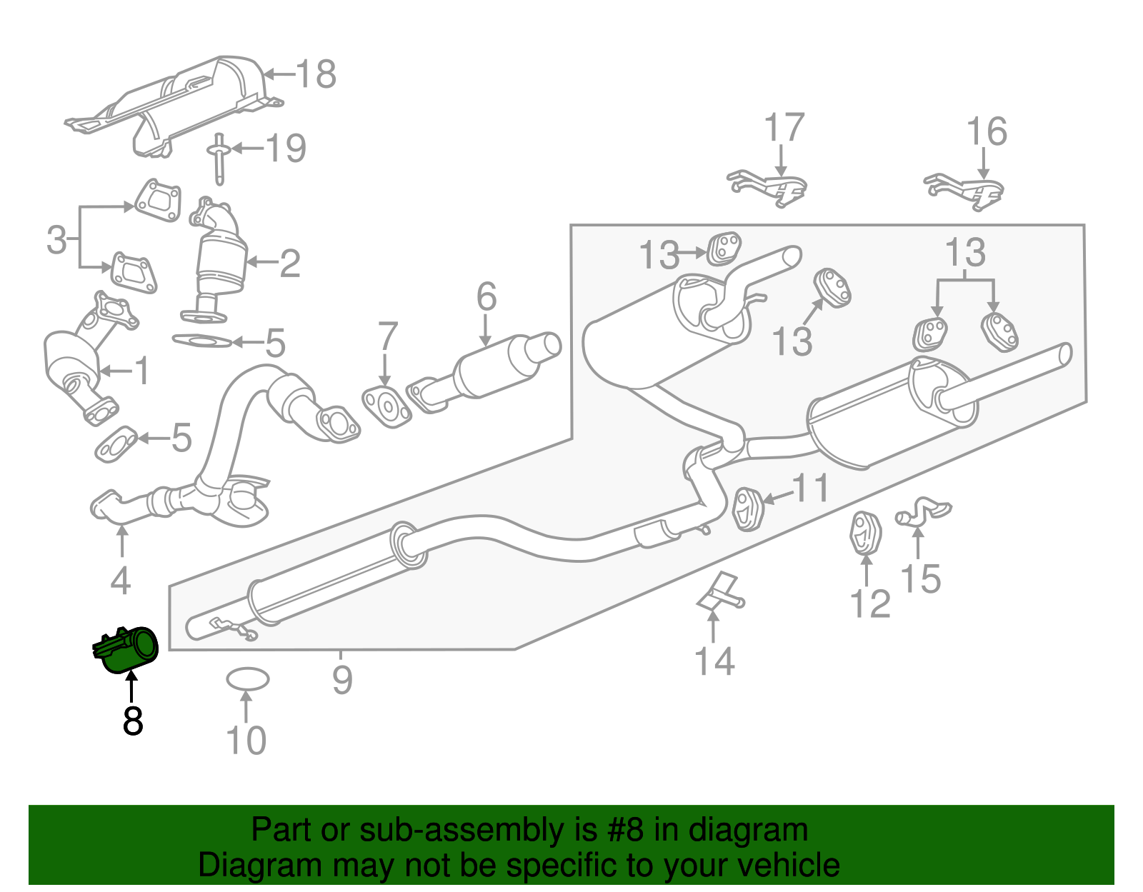 Exhaust Clamp - GM (92202996)