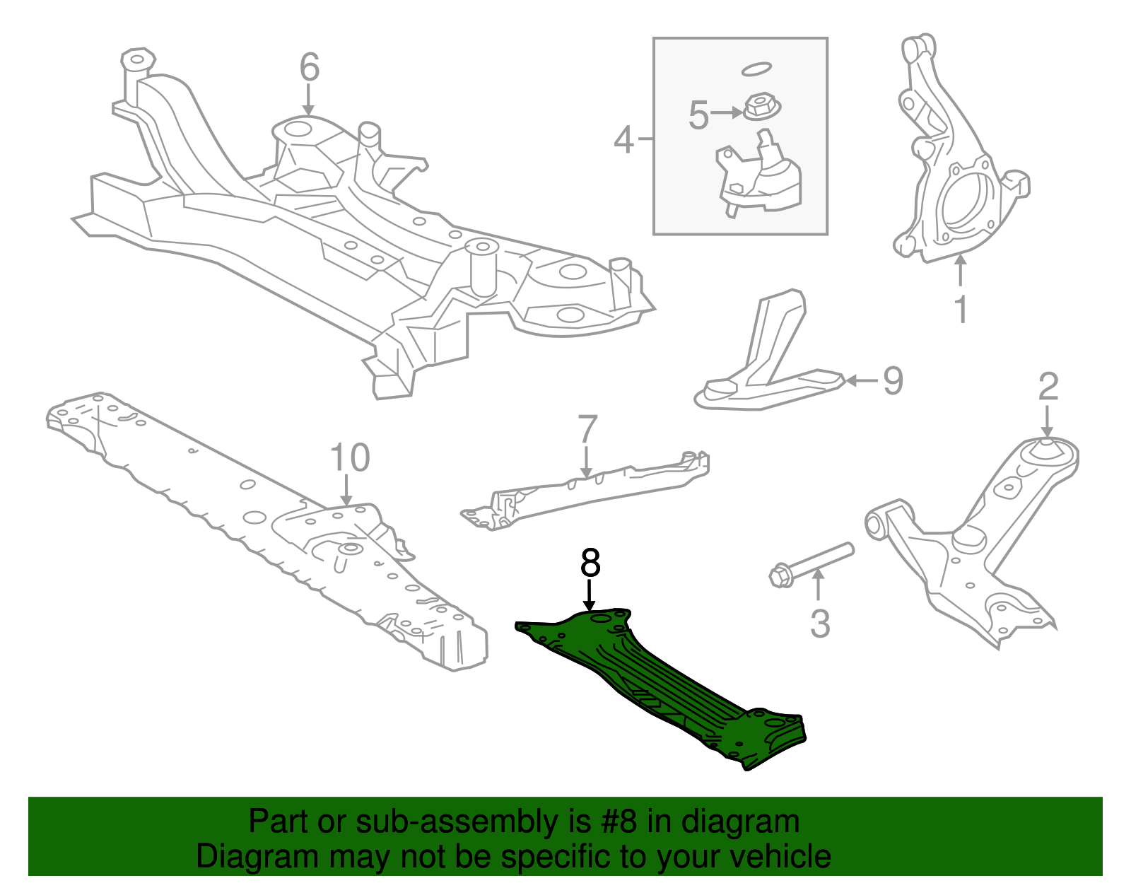 Front Brace - Scion (5225576010)