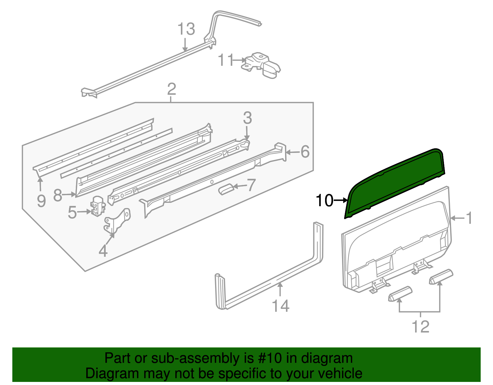 Midgate Window - GM (93439995)