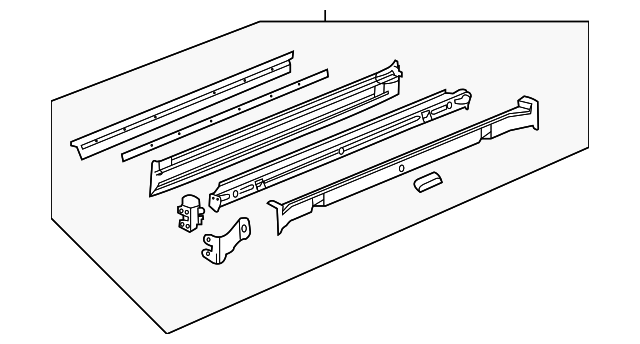 Reinforcement Assembly-M/Gate Lat            *Graphite - GM (93439762)
