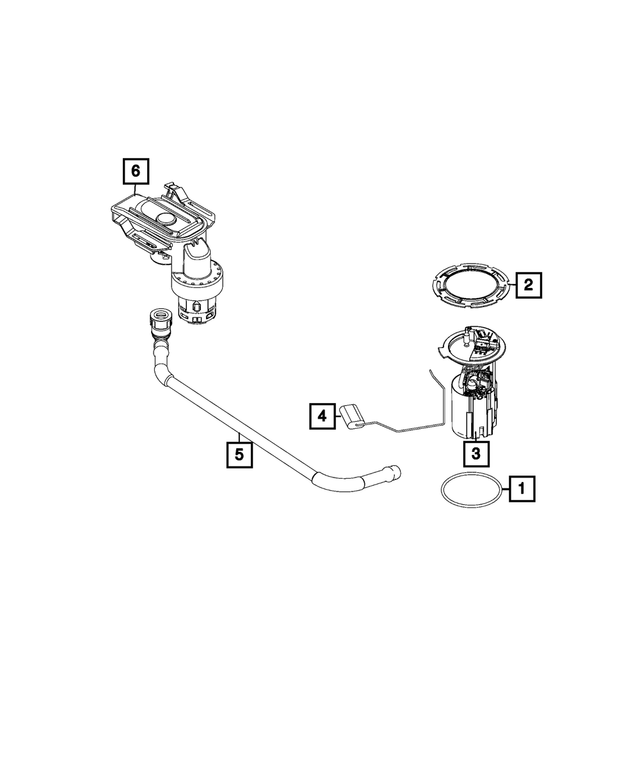 20152018 Jeep Renegade Fuel Pump/Level Unit Module 68312374AB Mopar