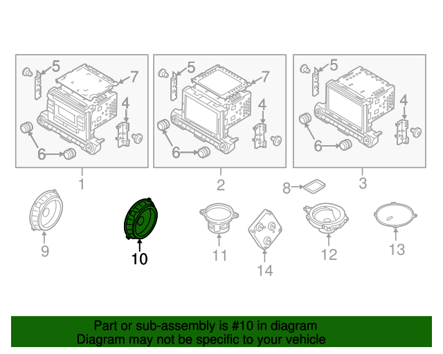 20172020 Hyundai Elantra Speaker 96330F2000