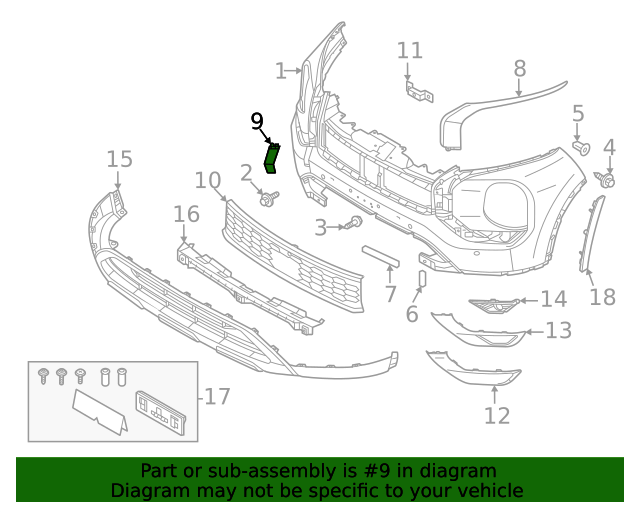 20222024 Mitsubishi Tow Eye Cap 6400J899XB Mitsubishi Parts Warehouse