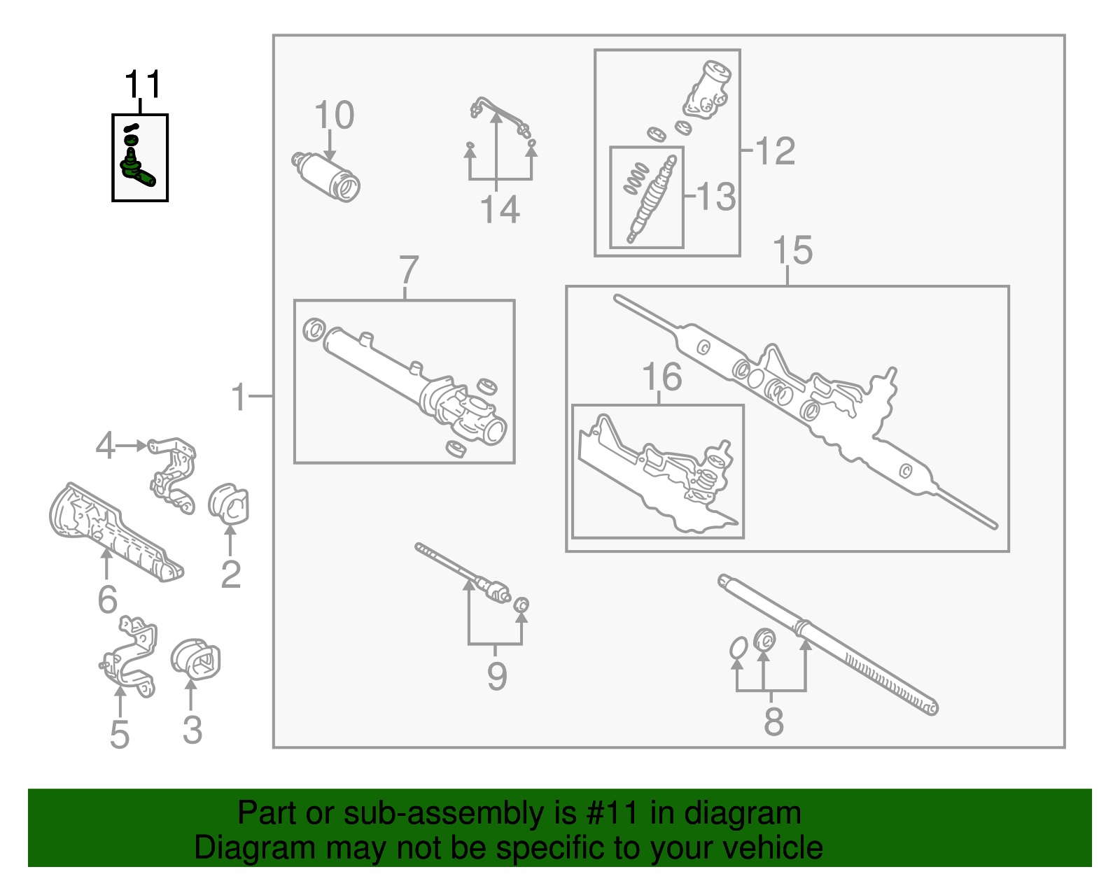 Steering Tie Rod End (Left, Right) - Scion (45046-19175)