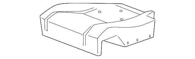 Passenger Side Rear Seat Cushion Pad - GM (96839480)