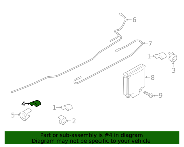 JU5Z15K859B Sensor 20202023 Ford Ford Discount Parts