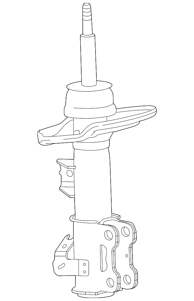 Front Driver Side Suspension Strut 84636403 OEM Parts Online