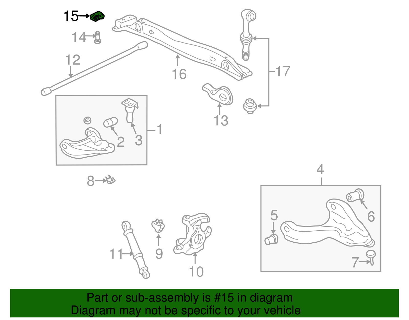 Torsion Bar Adjuster Nut - GM (11561233)