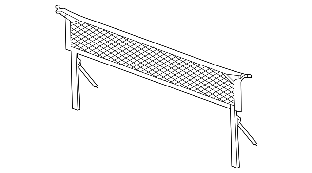 T4A8449 Luggage Compartment Partition Net Genuine Jaguar F-Pace
