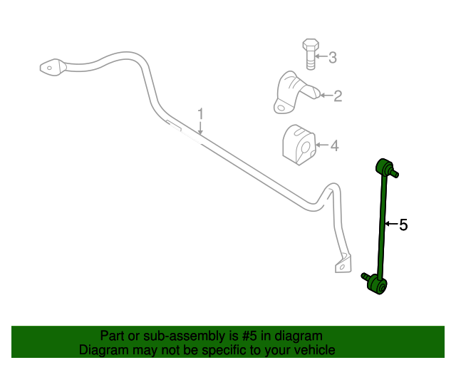 20102013 Mazda 3 OEM NEW 20102013 Mazda 3 Front Stabilizer Sway Bar Link Control Rod