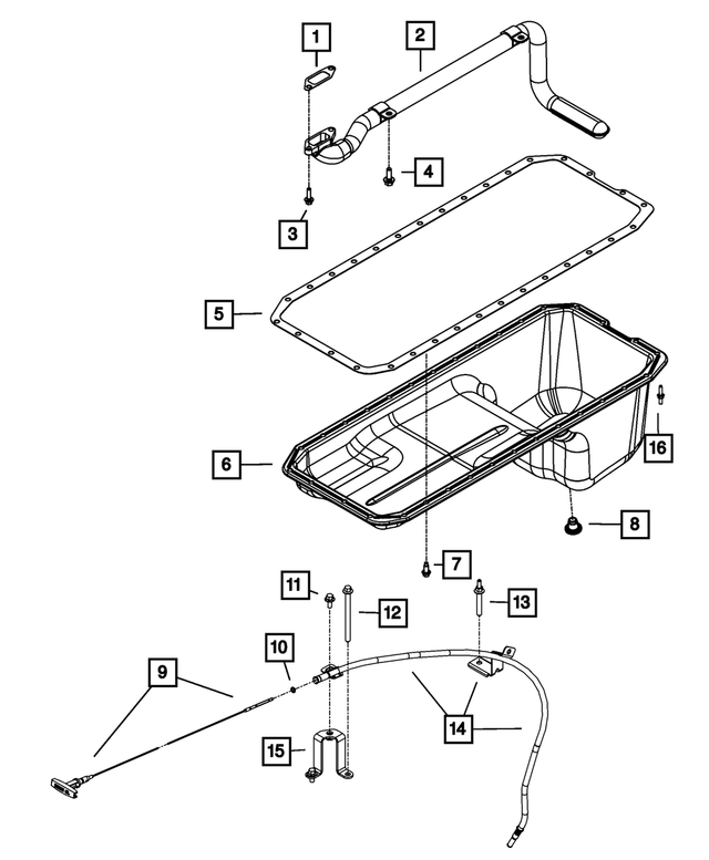 2009-2024 Mopar Engine Oil Indicator O Ring 68005327AA | My Mopar 