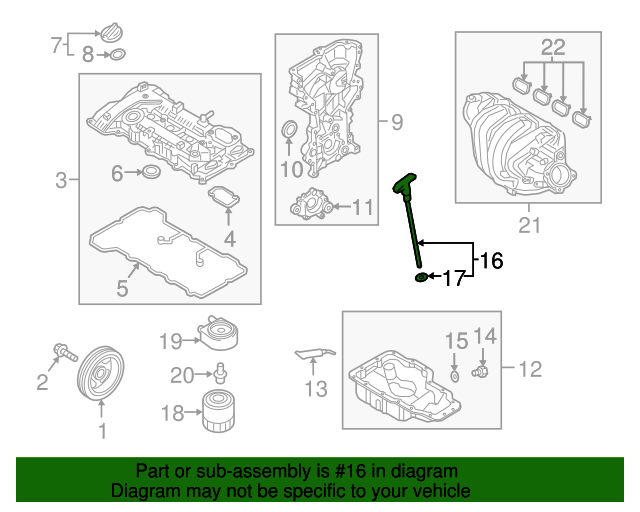 20112021 Hyundai Dipstick 266112E021 XportAuto