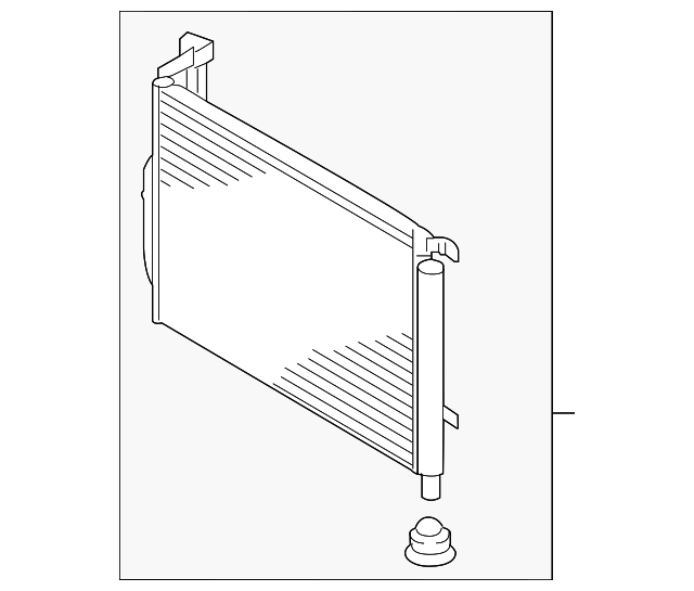 Genuine OEM A/C Condenser Part 97606D5500 Fits 20192020 Kia Optima