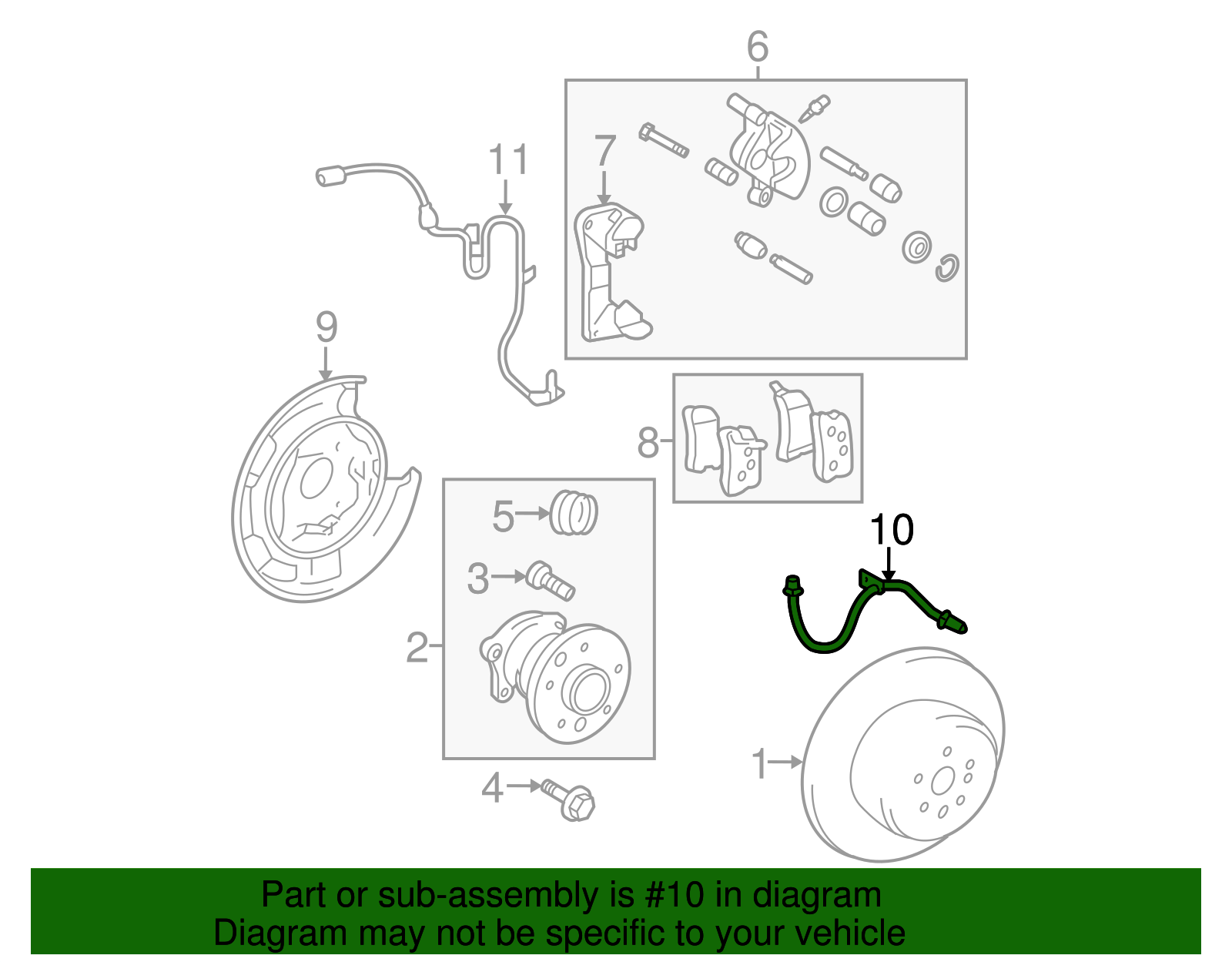 Brake Hose - Toyota (90947-A2048)
