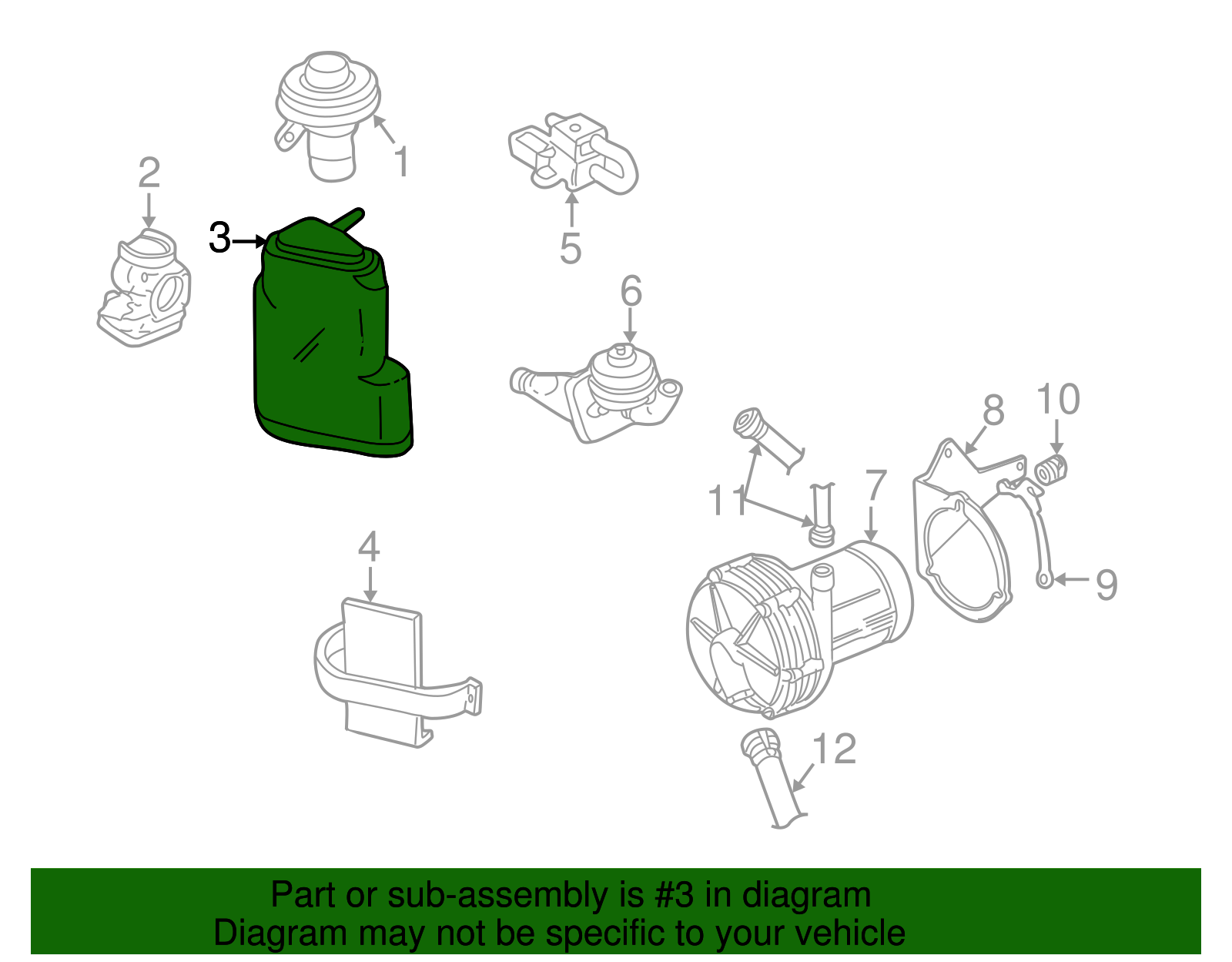 Vapor Canister 7D0-201-801-C