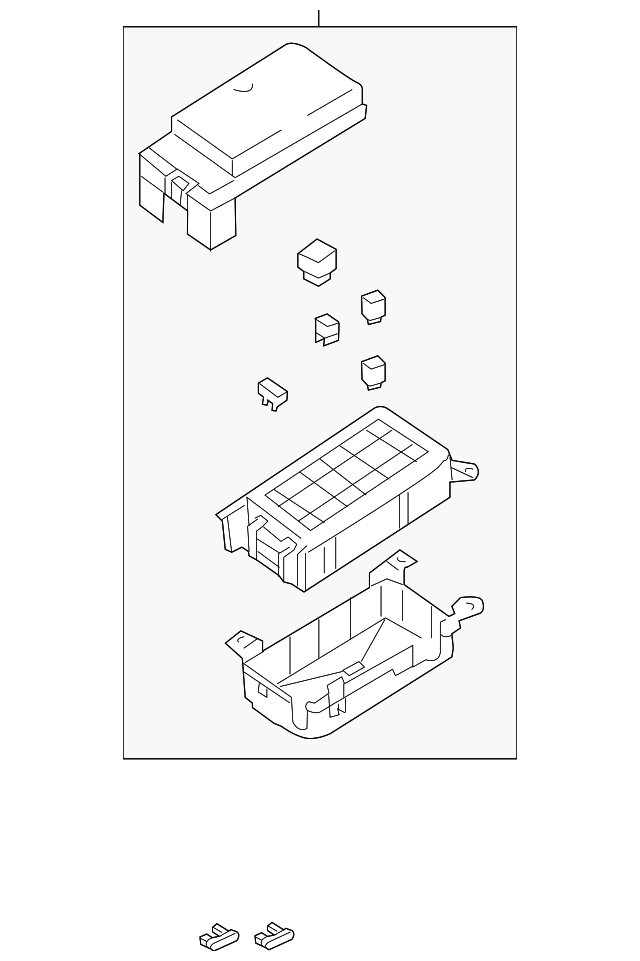 911603E000 Fuse Box Main 20032006 Kia Sorento Kia.Parts Store