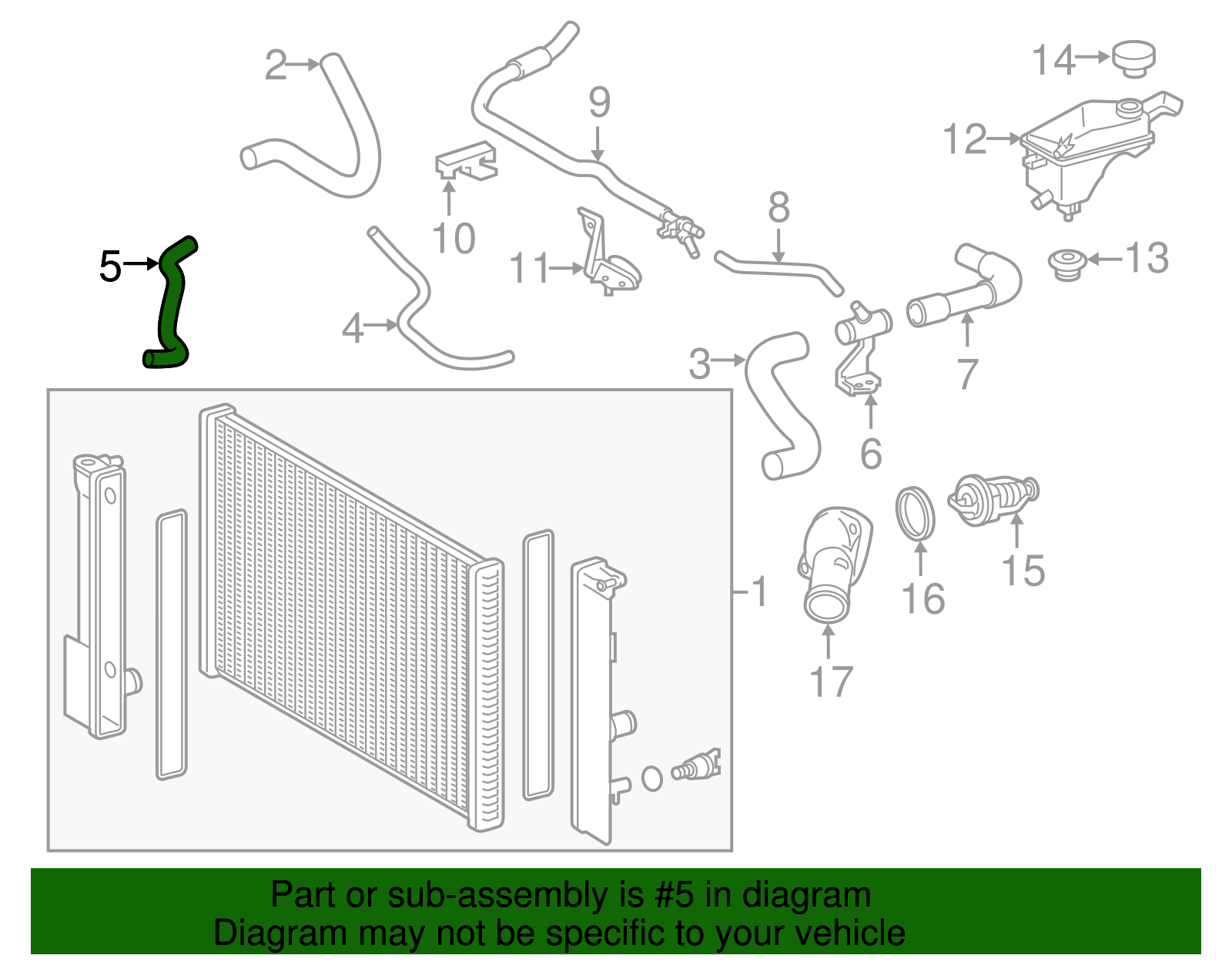Vent Hose - Scion (16261-47040)