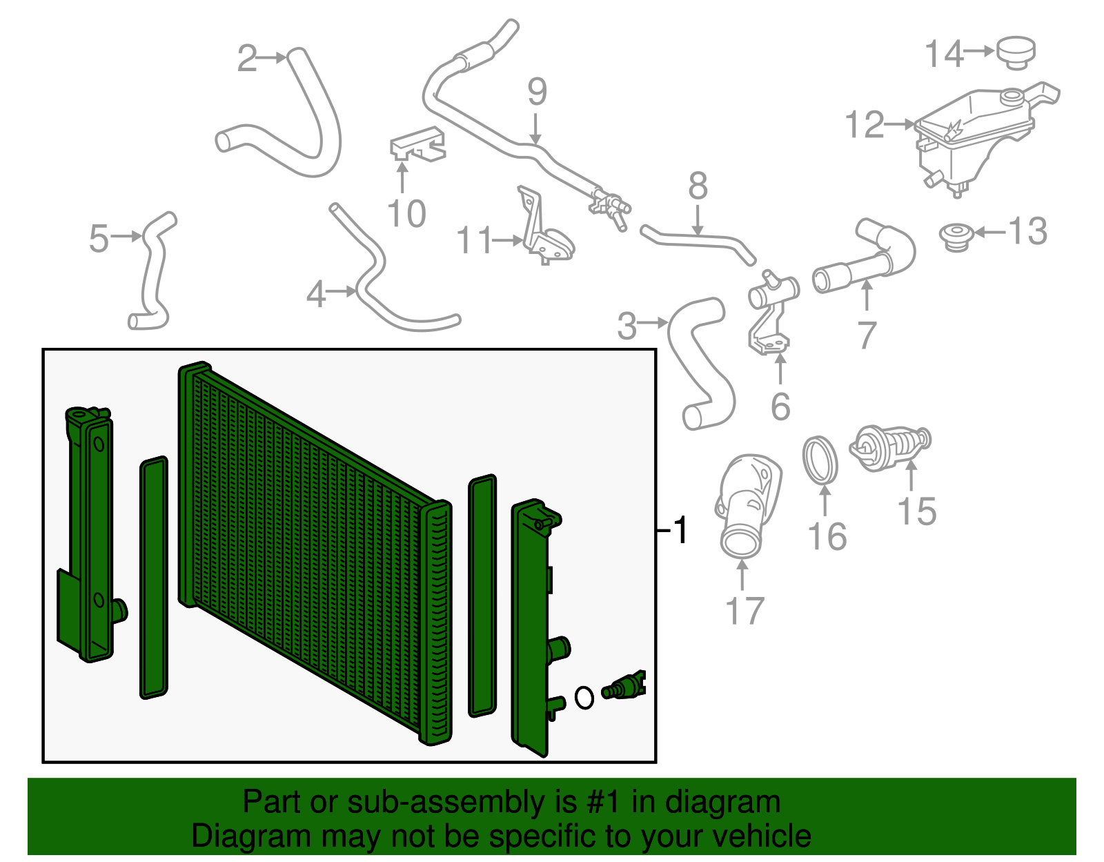 Radiator Assembly - Scion (16400-22160)