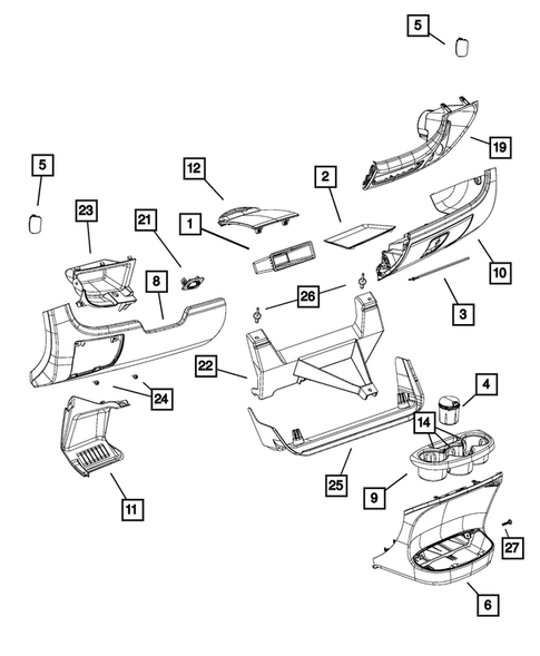 Instrument Panel for 2015 Ram ProMaster 3500 #0