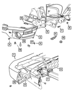 thumbnail image 2 of X4-COAP Front Bumper Reinforcement For Dodge Durango 2004-2006 - Replaces 68051394AA / CH1006197 2 of 6