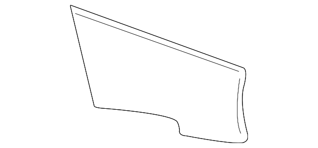 Insert Assembly, Front S/D Upper                  *Cashmere - Cadillac (89038762)
